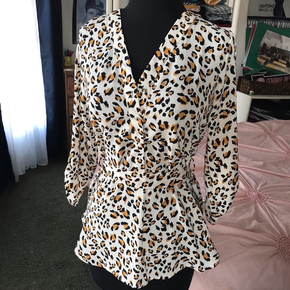 Rue21 Leopard Print Blouse
